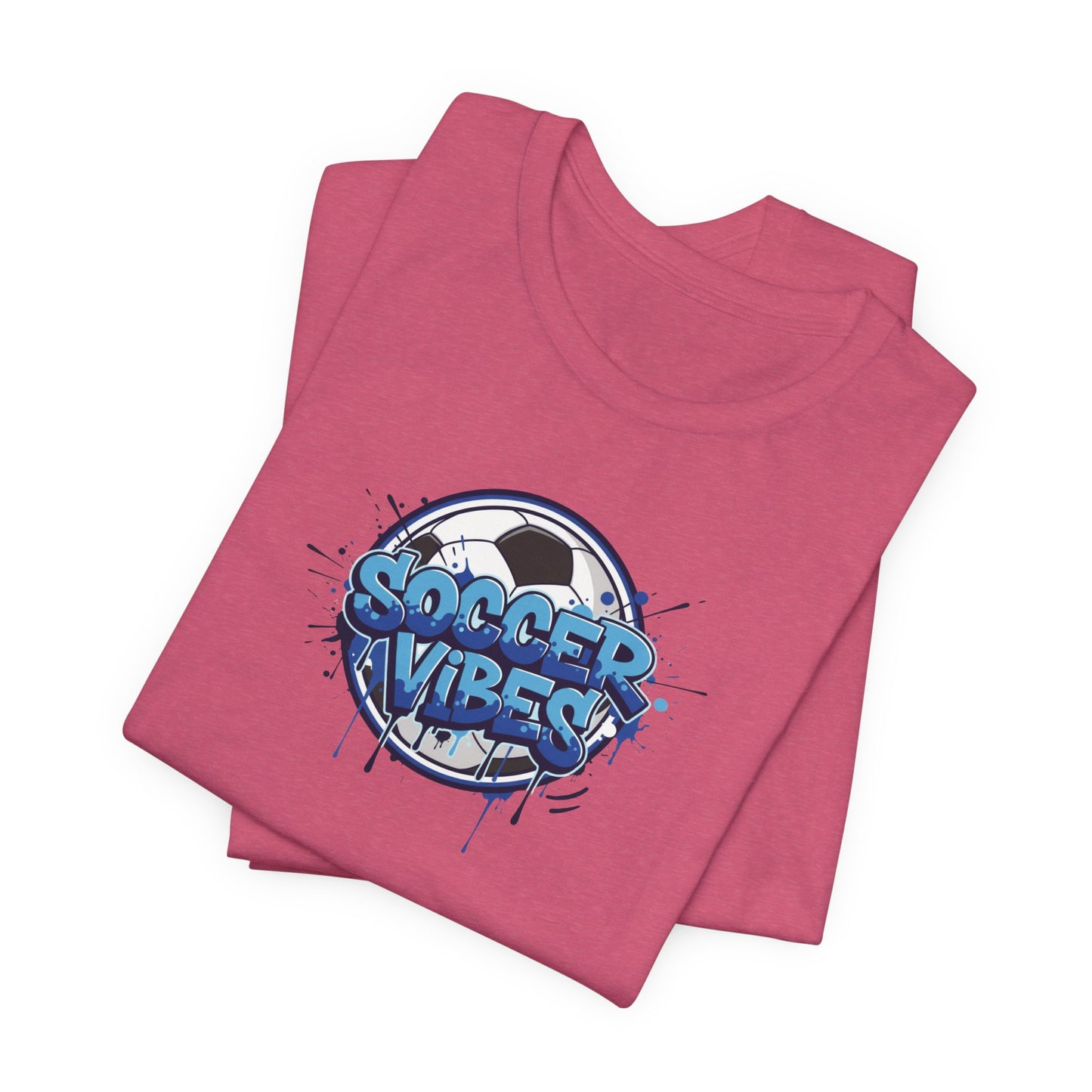 Soccer Vibes Graffiti T-Shirt, Colorful Soccer Shirt for Kids & Adults