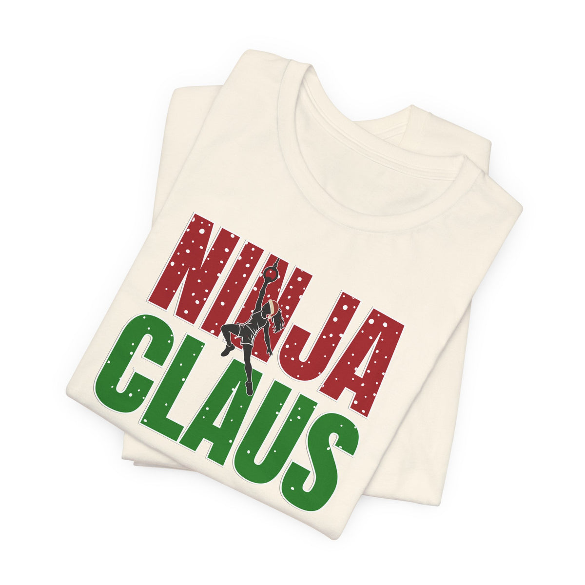 Ninja Claus Christmas Ninja Shirt – Holiday Ninja Athlete T-Shirt - Boy & Girl Designs