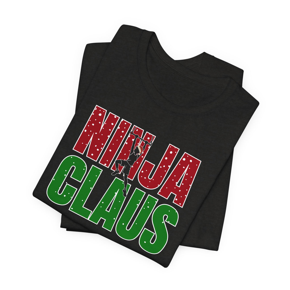 Ninja Claus Christmas Ninja Shirt – Holiday Ninja Athlete T-Shirt - Boy & Girl Designs