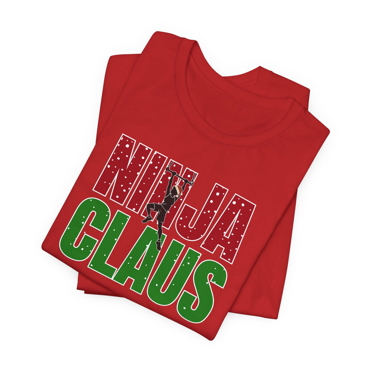 Ninja Claus Christmas Ninja Shirt – Holiday Ninja Athlete T-Shirt - Boy & Girl Designs