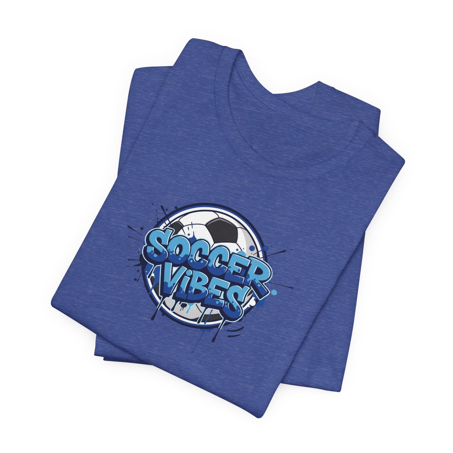 Soccer Vibes Graffiti T-Shirt, Colorful Soccer Shirt for Kids & Adults