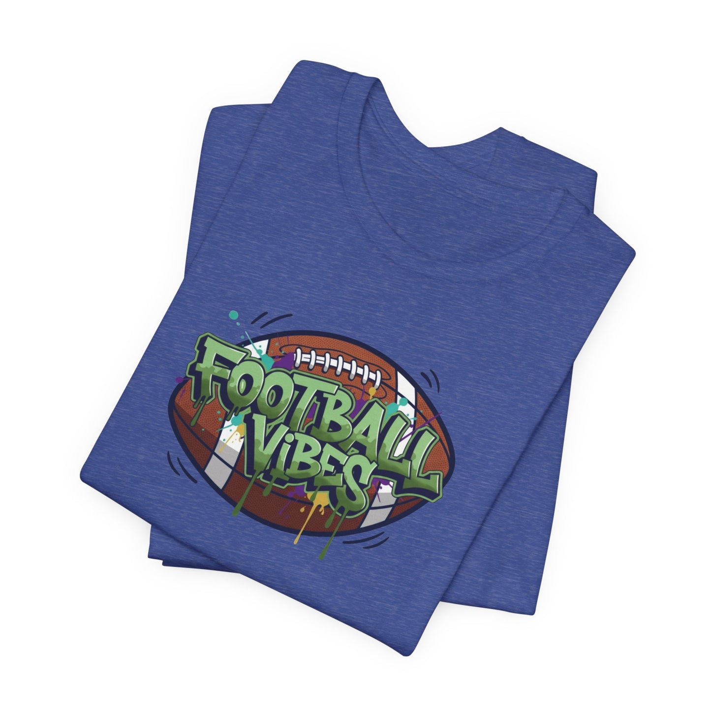 Football Vibes Graffiti T-Shirt, Colorful Football Shirt for Kids & Adults