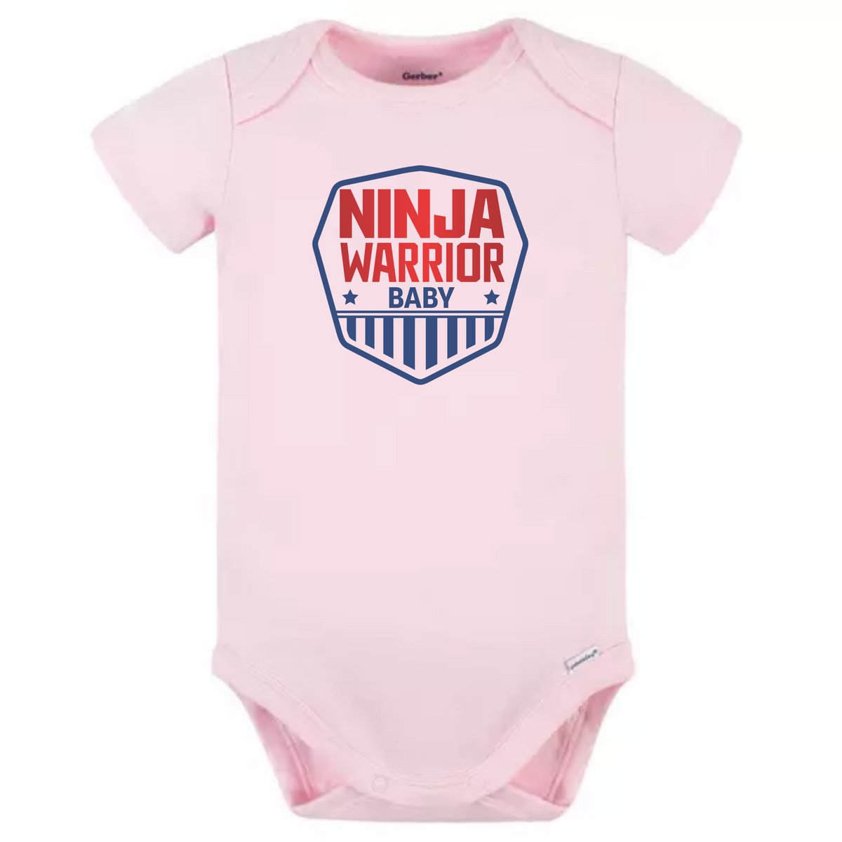 Ninja Warrior Baby Onesie – Infant Bodysuit with Shield Design
