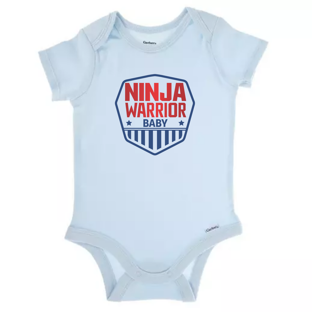 Ninja Warrior Baby Onesie – Infant Bodysuit with Shield Design