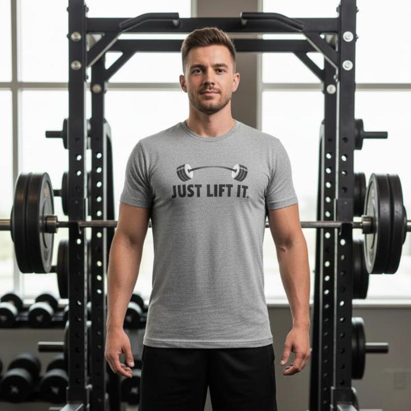 Just Lift It. Weightlifting Unisex T-Shirt & Women's Tank, Gym & CrossFit