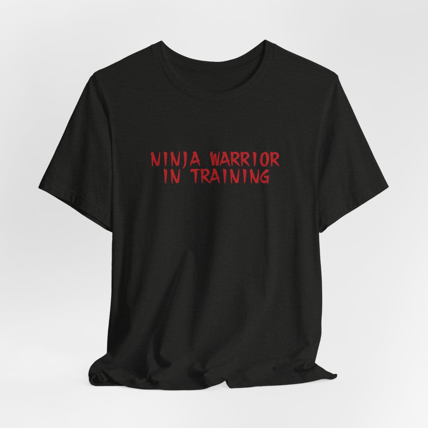 Ninja Warrior in Training T-Shirt – Bold Athletic Graphic Tee for Future Ninjas (Adult & Youth)
