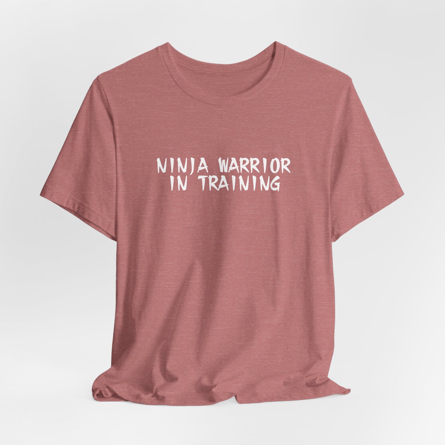 Ninja Warrior in Training T-Shirt – Bold Athletic Graphic Tee for Future Ninjas (Adult & Youth)