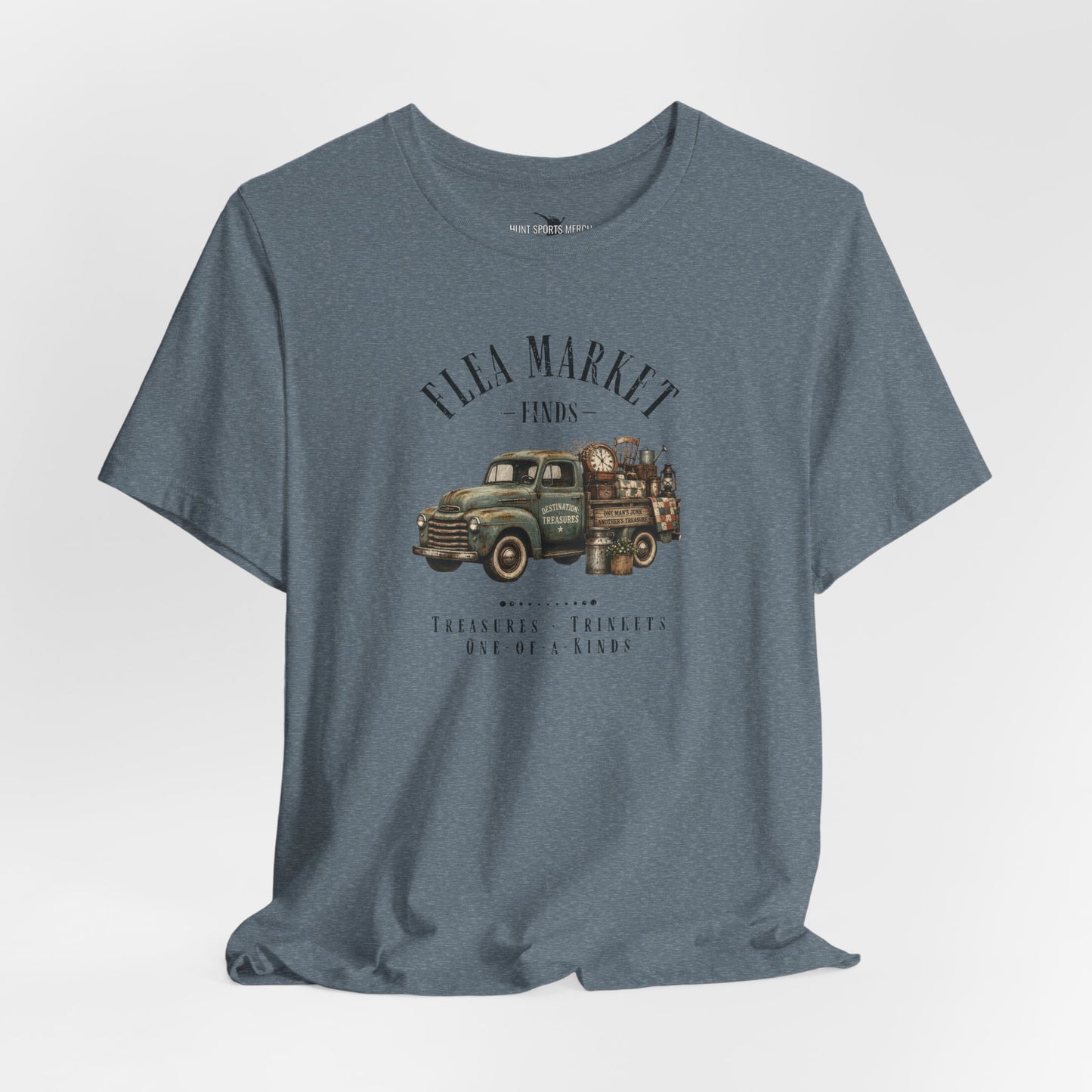 Flea Market Finds Vintage Truck Unisex T-Shirt, Antique Lover Graphic Tee