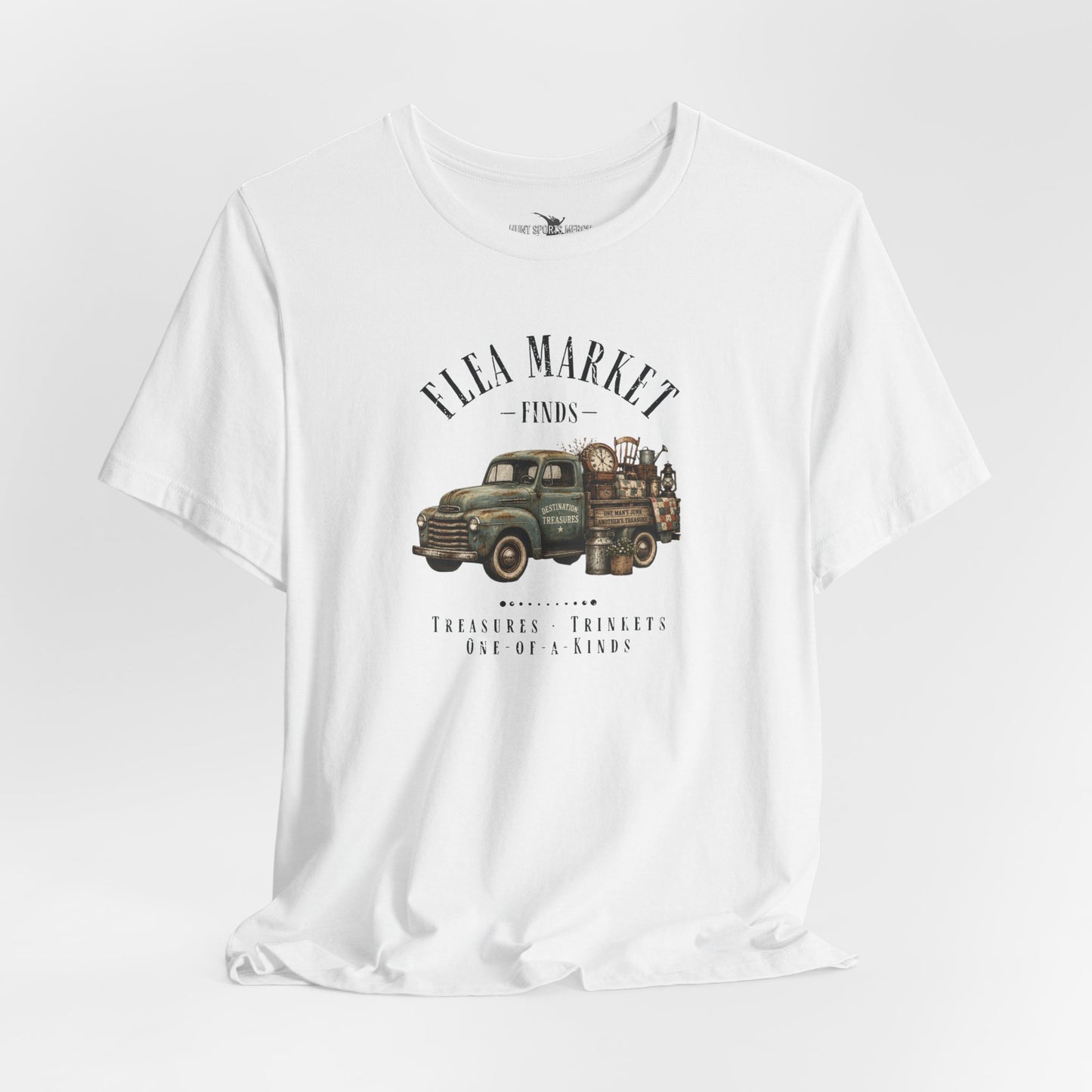 Flea Market Finds Vintage Truck Unisex T-Shirt, Antique Lover Graphic Tee