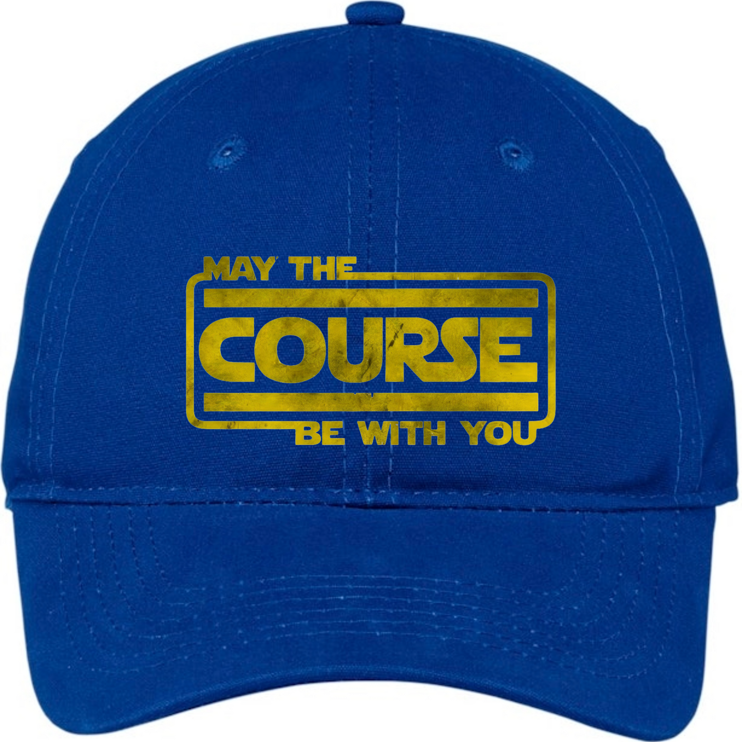 May the Course Be With You Baseball Cap - Golf, OCR, XC & Ninja Warrior Hat