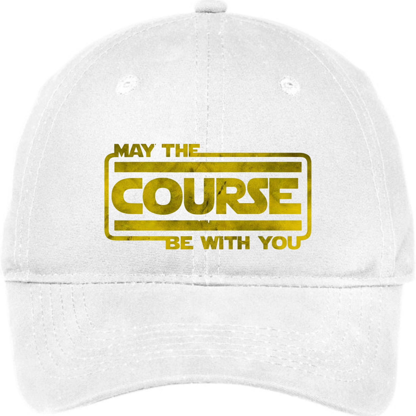 May the Course Be With You Baseball Cap - Golf, OCR, XC & Ninja Warrior Hat