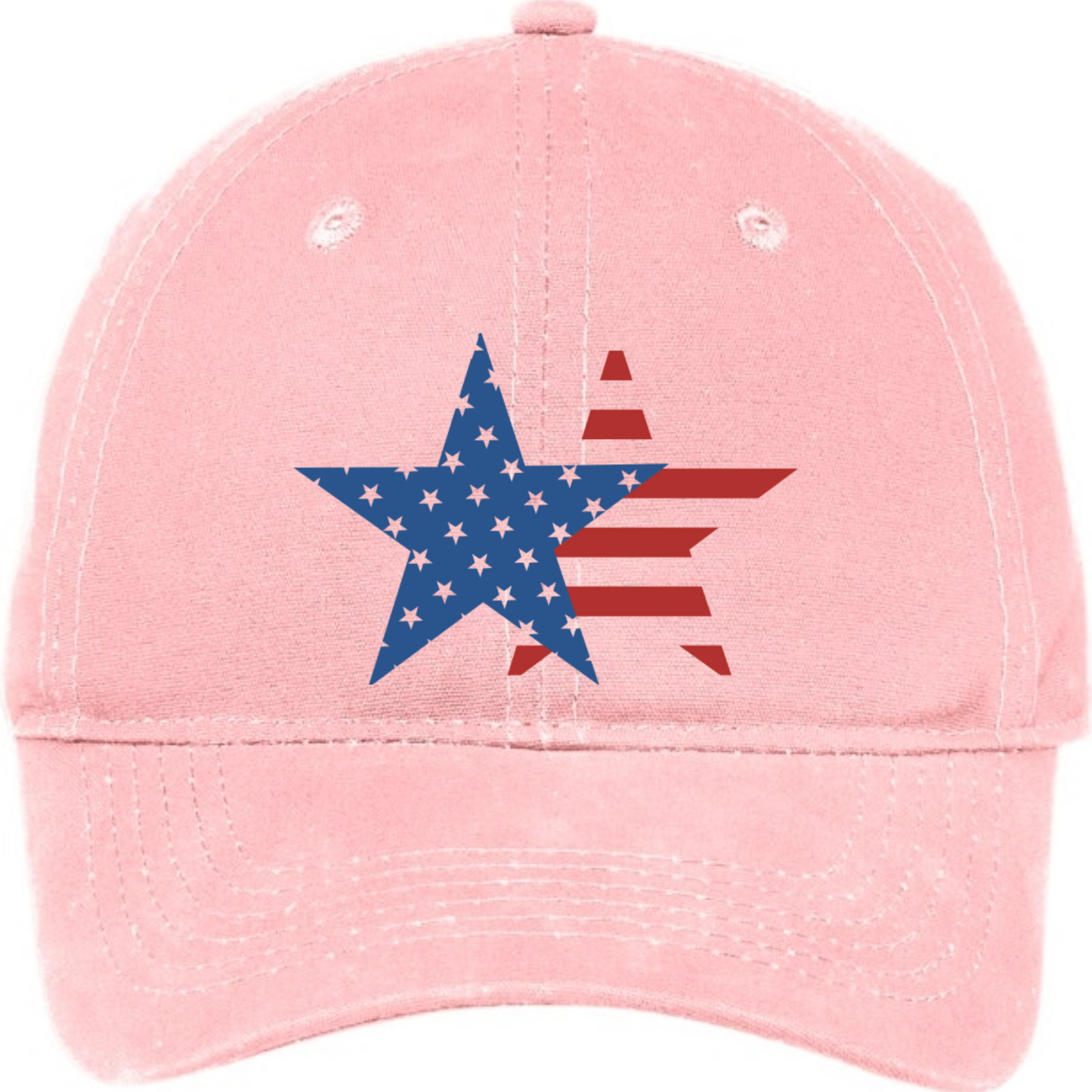 Patriotic American Flag Hat - Red White Blue Baseball Cap