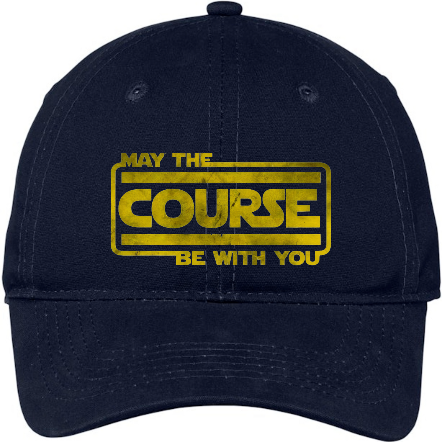 May the Course Be With You Baseball Cap - Golf, OCR, XC & Ninja Warrior Hat