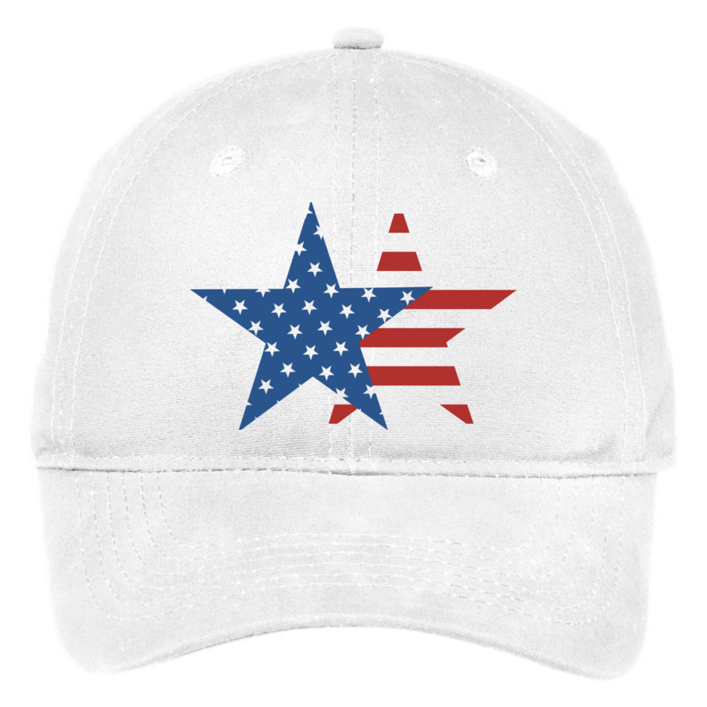 Patriotic American Flag Hat - Red White Blue Baseball Cap