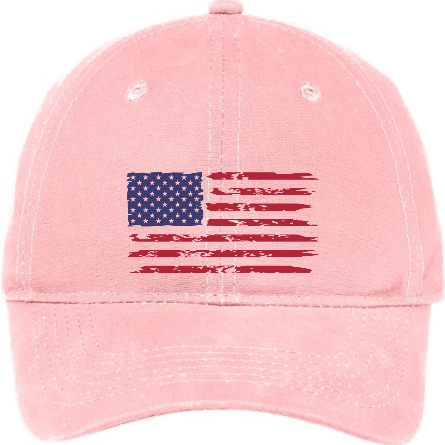 Distressed American Flag Hat – Vintage USA Patriotic Baseball Cap