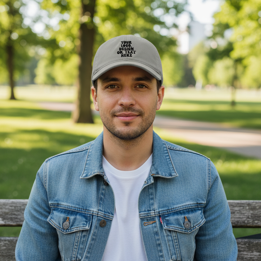 Port & Company CP96 Soft Brushed Canvas Cap - Add Your Text Design or Logo