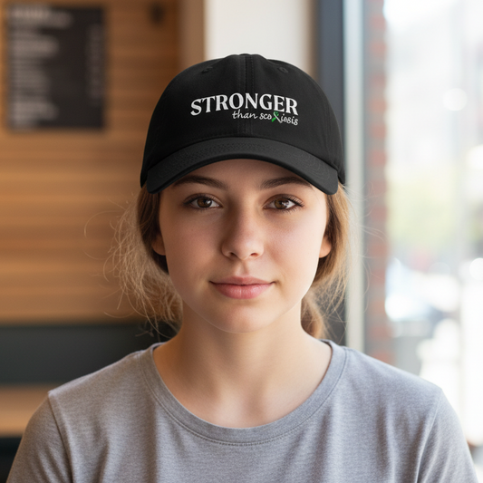 Scoliosis Awareness Hat, Stronger Than Scoliosis, Unisex Cap