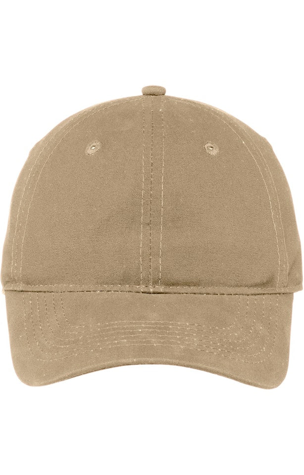 Port & Company CP96 Soft Brushed Canvas Cap - Add Your Text Design or Logo