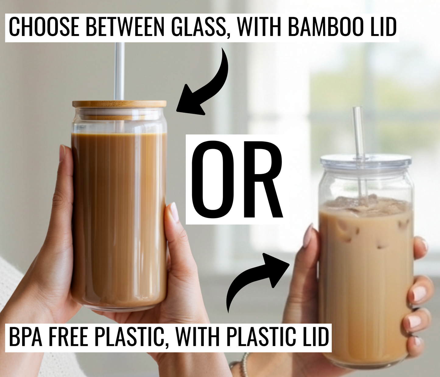 Custom 16oz Sipper Cup – One-Sided, Double-Sided or Wrap Design