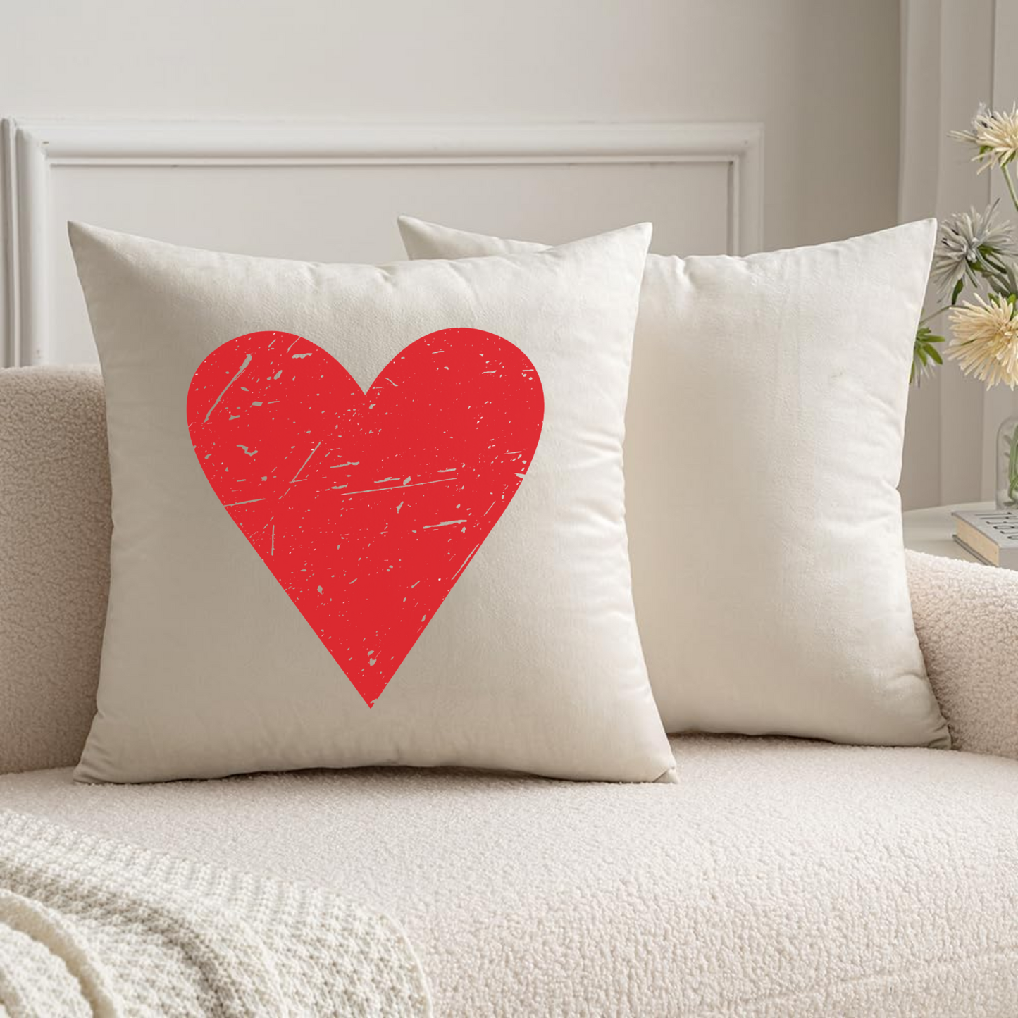 Poker Card Suit Velvet Throw Pillow Set – Spade, Heart, Club & Diamond - Optional Pillow Inserts