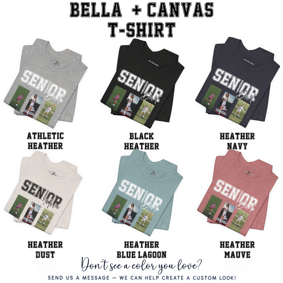 Senior Family T-Shirt | Personalized Mom, Dad, Grandma & Grandpa Shirt (with optional Photos)
