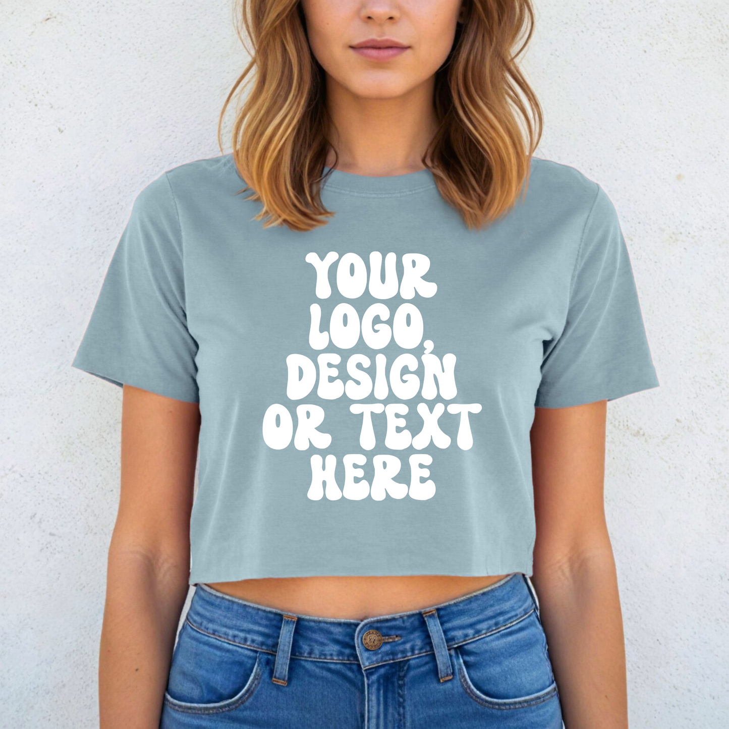 Next Level Women’s Festival Cali Crop Tee - Add Your Text, Design, or Logo