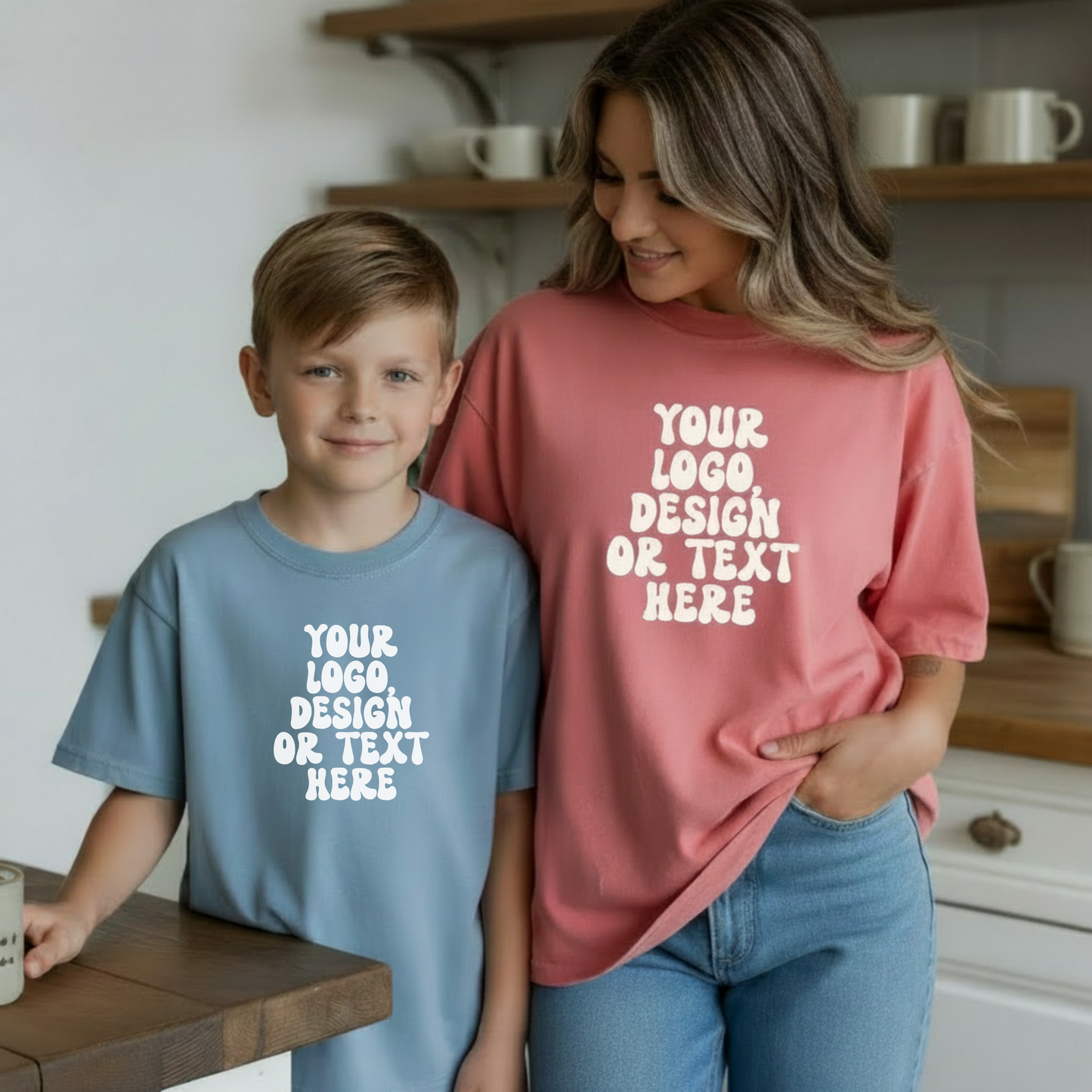 Comfort Colors Unisex Heavyweight Garment-Dyed Tee - Add Your Text, Design, or Logo