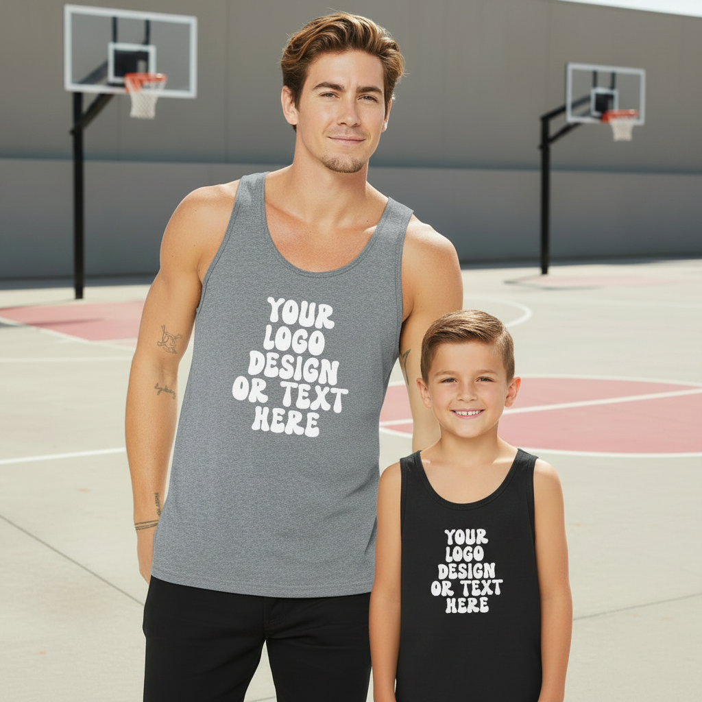 Bella + Canvas Unisex Jersey Tank - Add Your Text, Design or Logo