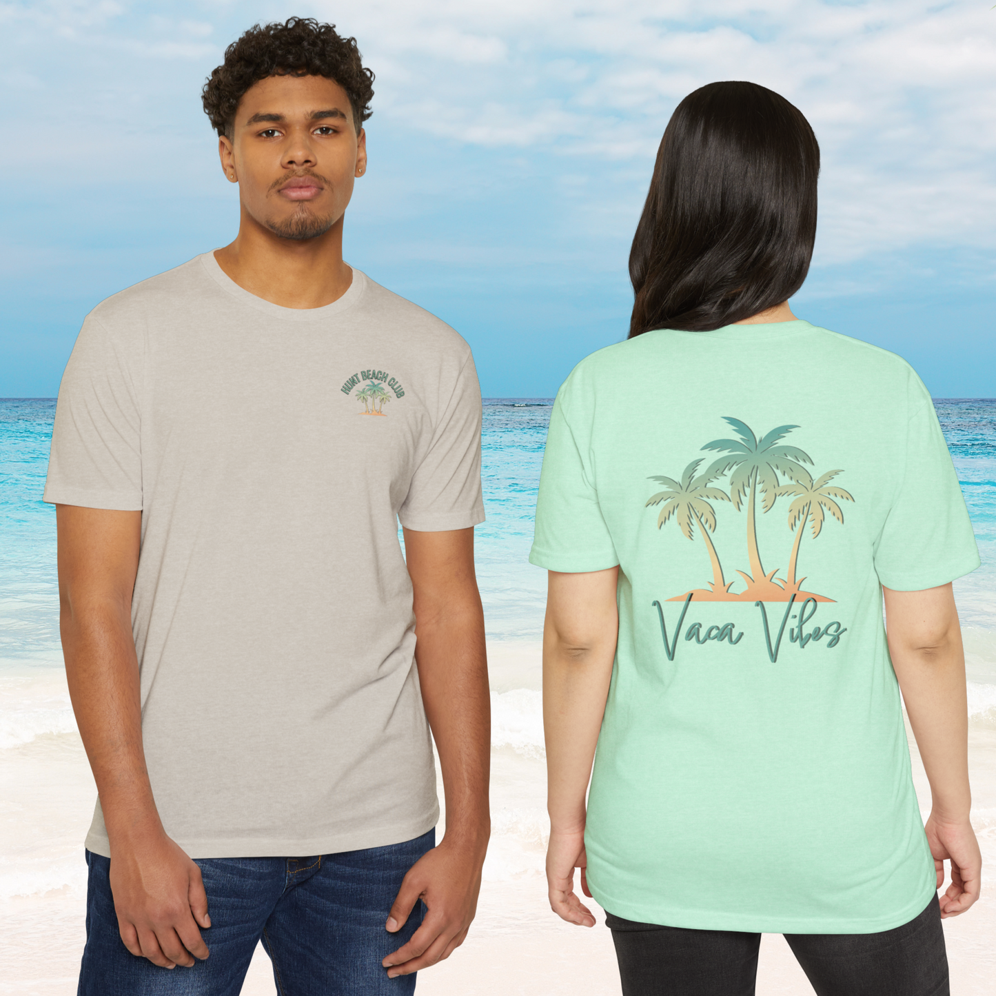 Hunt Beach Club Vaca Vibes Unisex T-Shirt – Summer Beach Tee