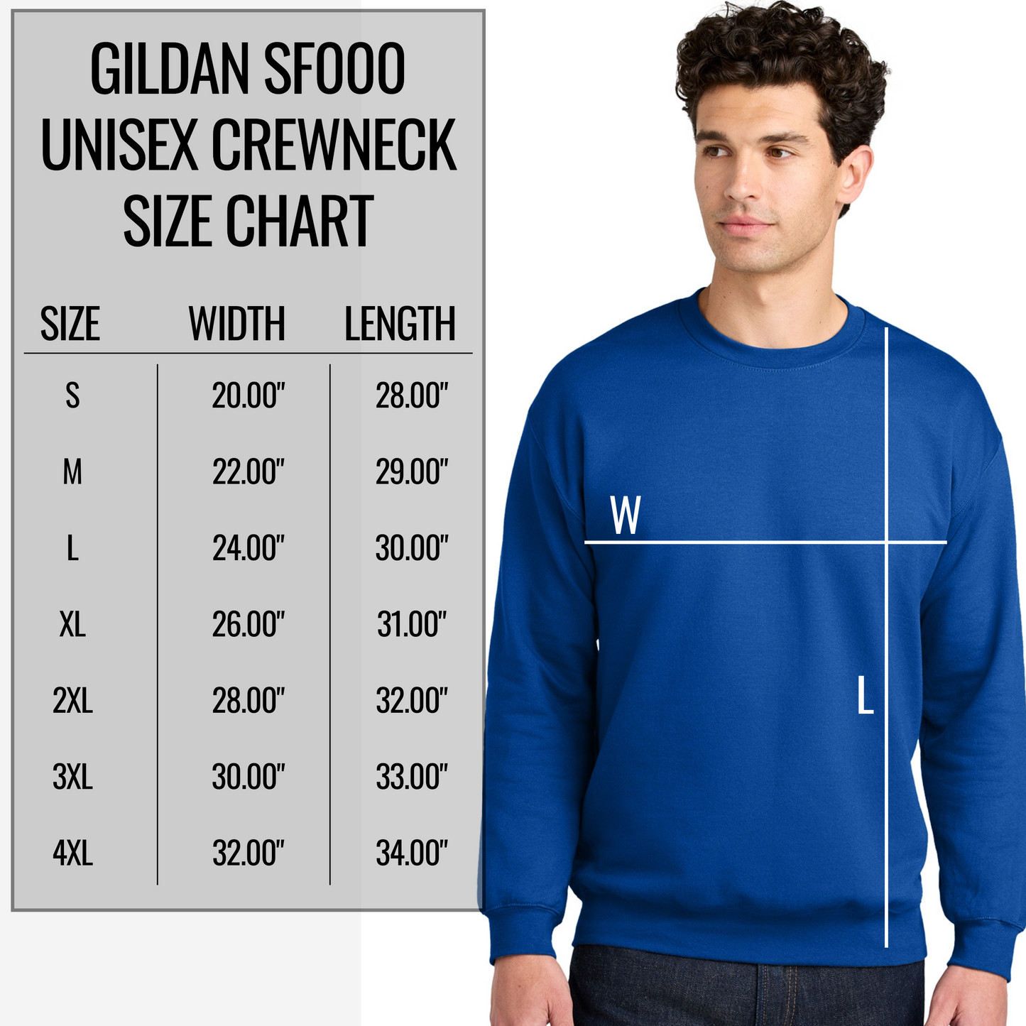 Gildan Softstyle Unisex Crewneck - Add Your Text, Design or Logo