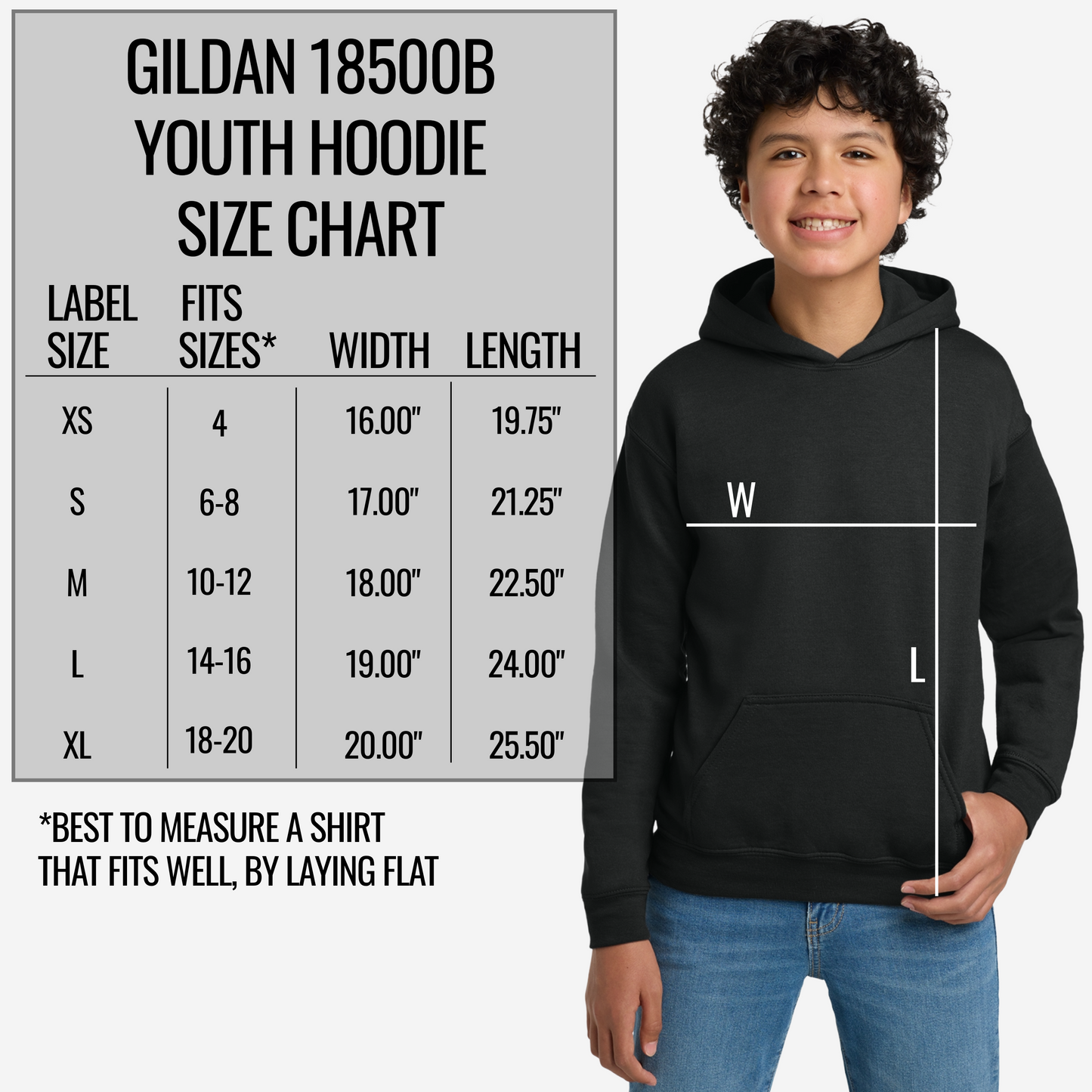 Gildan Basic Unisex Hoodie - Add Your Text, Design or Logo