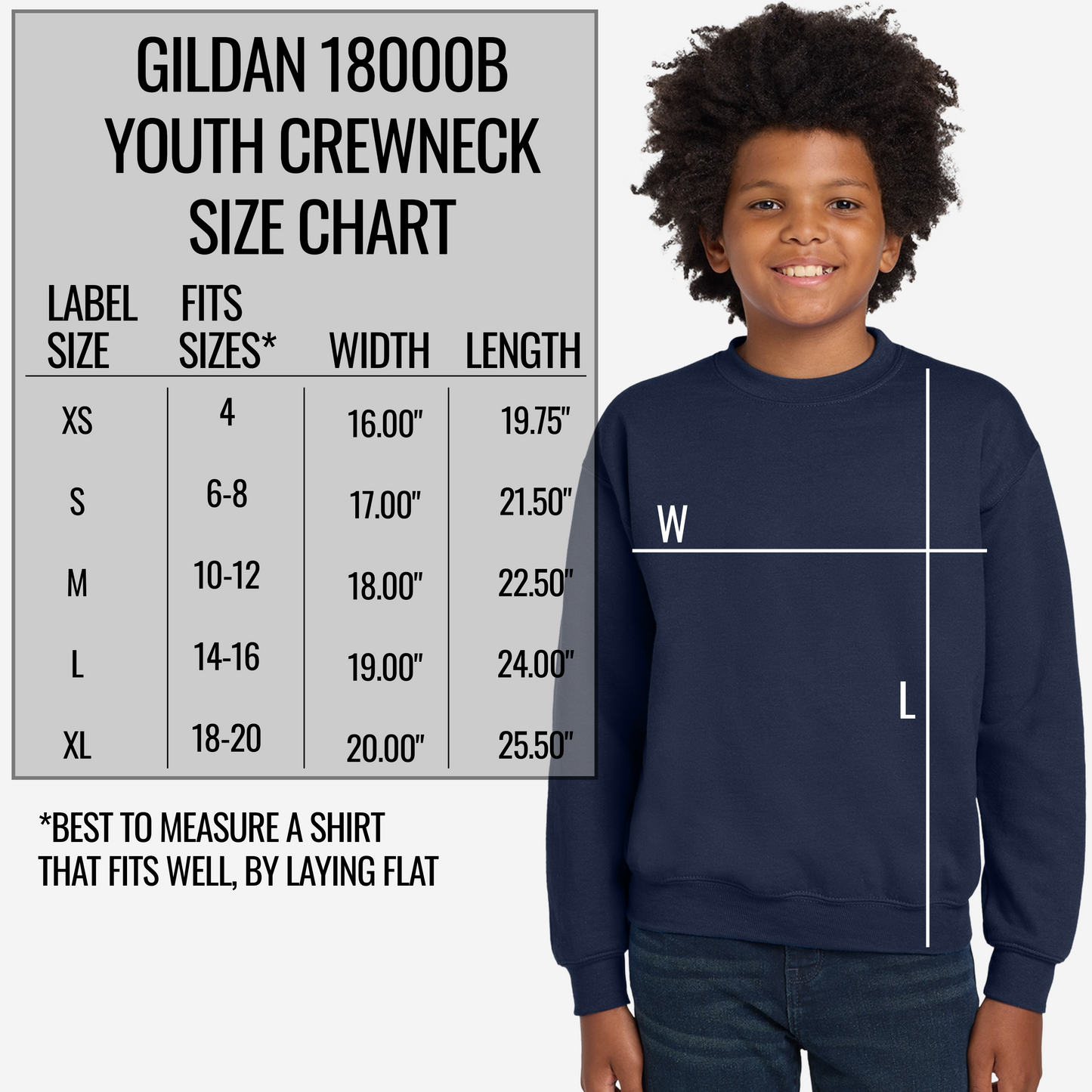 Gildan Basic Unisex Crewneck - Add Your Text, Design or Logo
