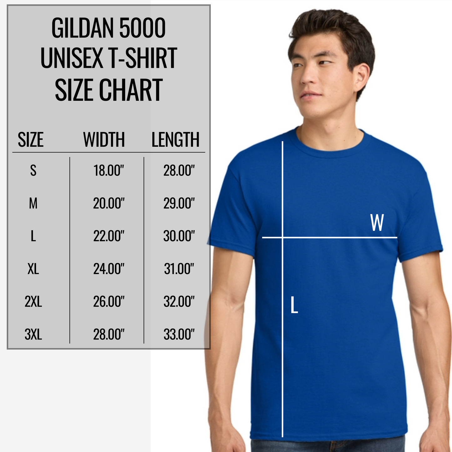 Gildan Unisex Heavy Cotton T-Shirt - Add Your Text, Design or Logo