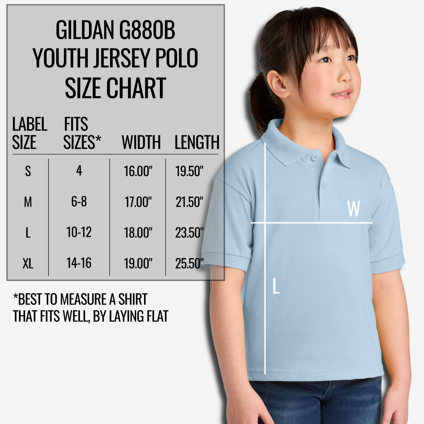 Gildan 8800 Jersey Polo Shirt - Add Your Own Text Design or Logo