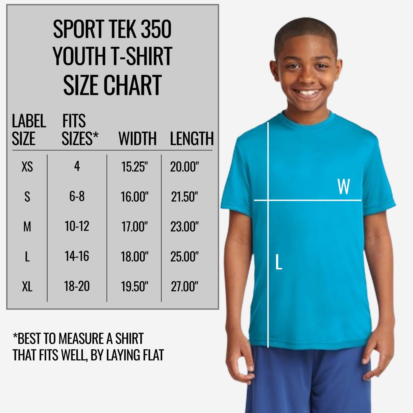 Sport Tek Unisex Moisture Wicking Competitor Tee - Add Your Text, Design, or Logo