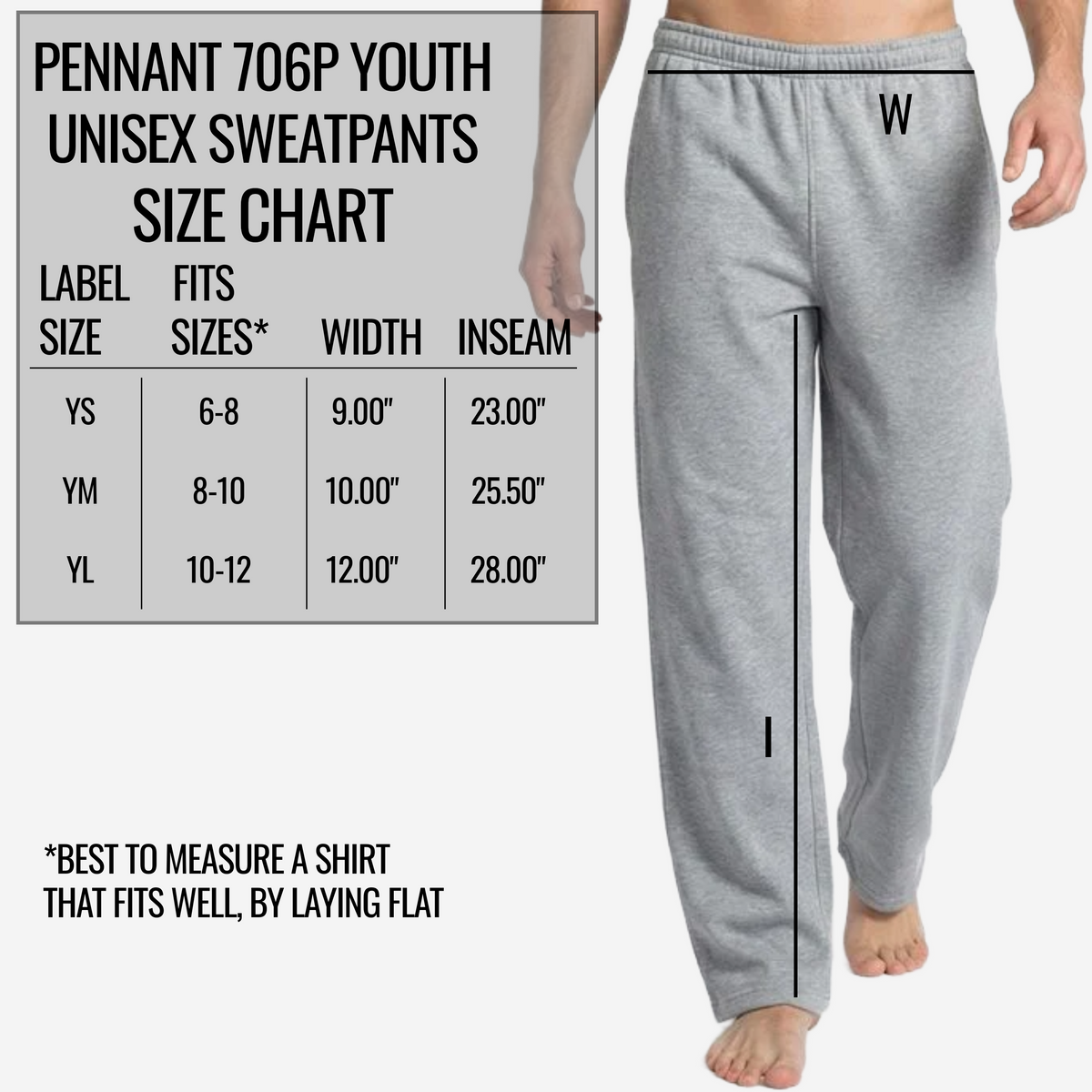 Pennant Throwback Jogger Sweatpants - Add Your Text or Logo