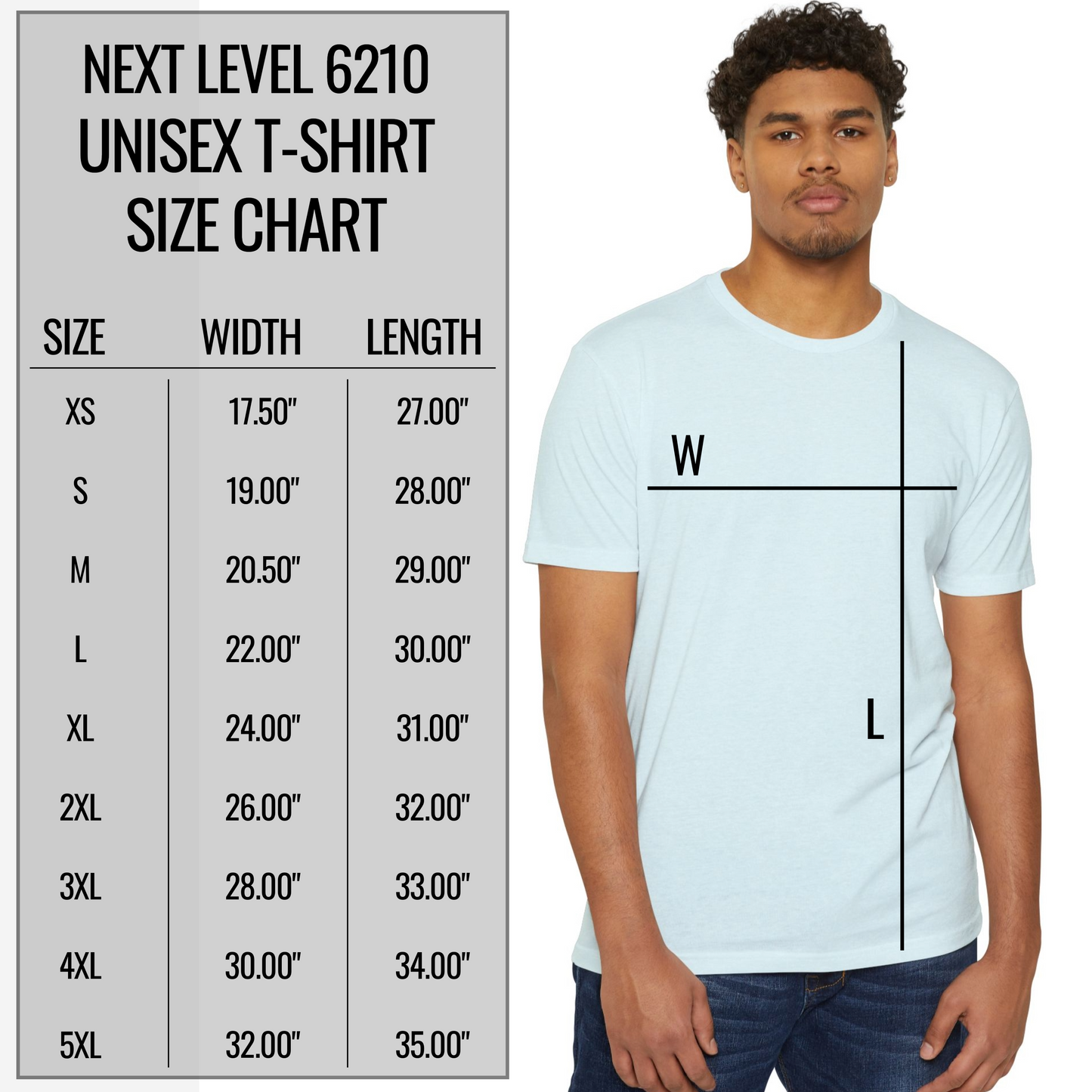 Next Level Unisex T-Shirt - Add Your Text, Design, or Logo