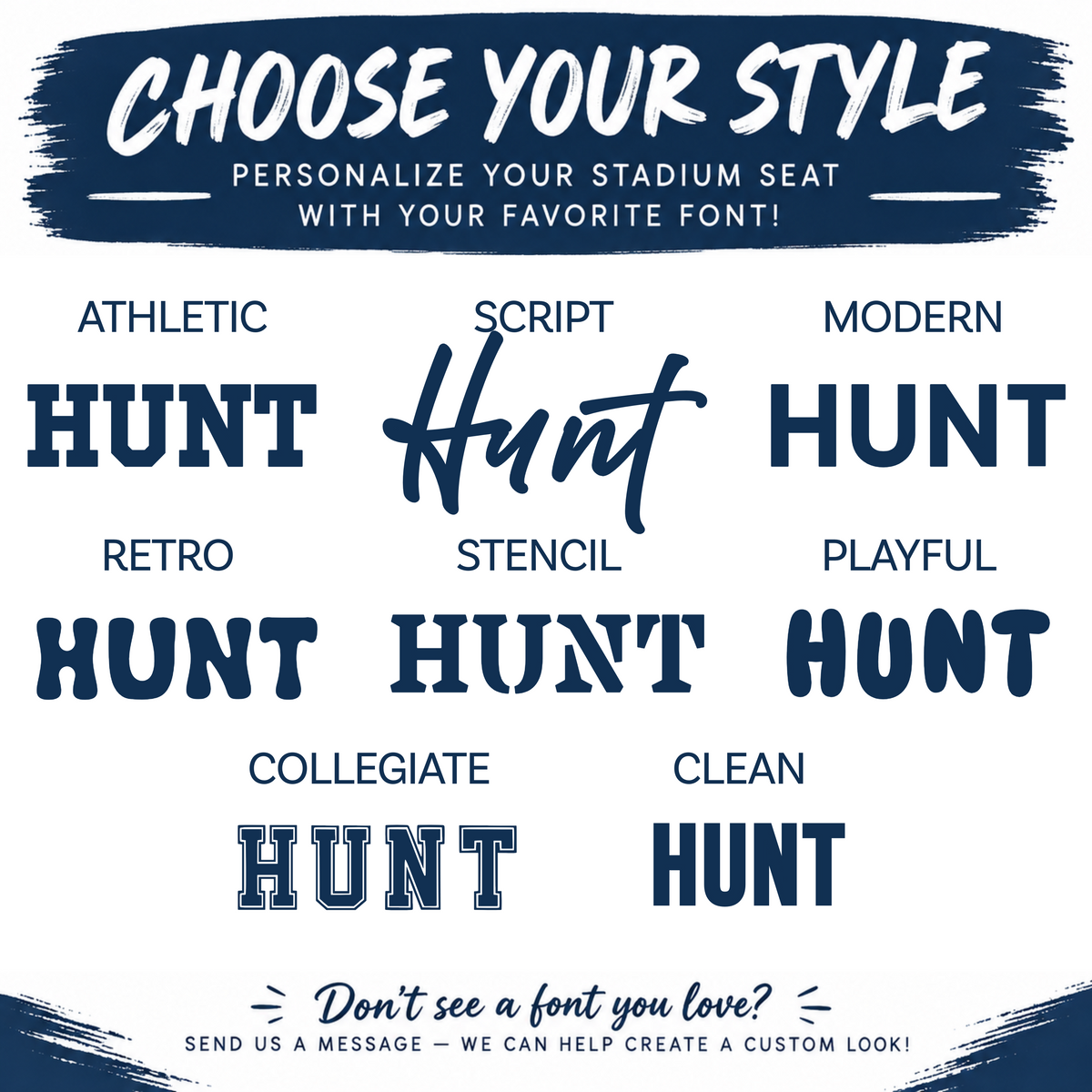 Custom Premium Ultra Padded Stadium Seat - Add Your Text, Design or Logo