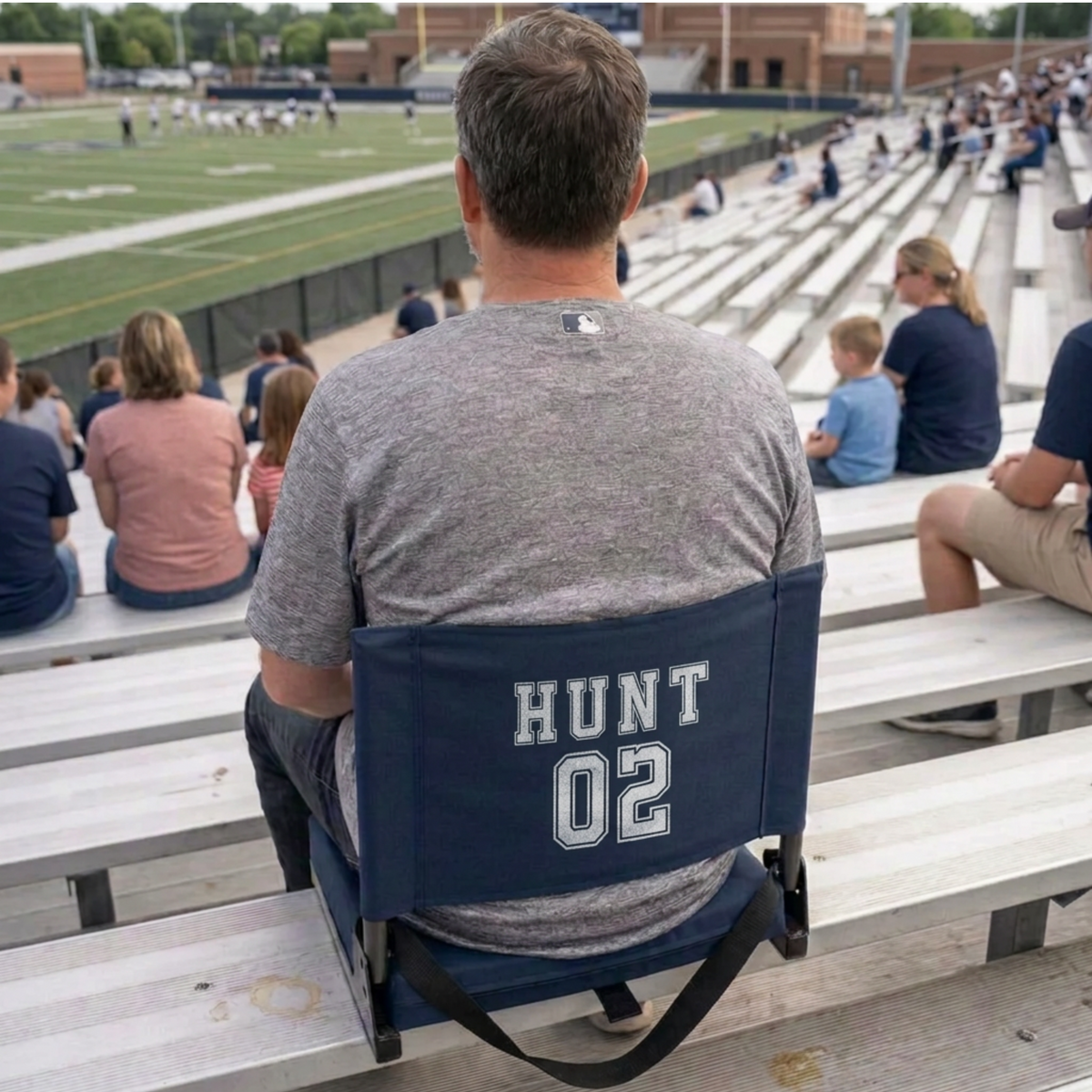 Custom Premium Ultra Padded Stadium Seat - Add Your Text, Design or Logo