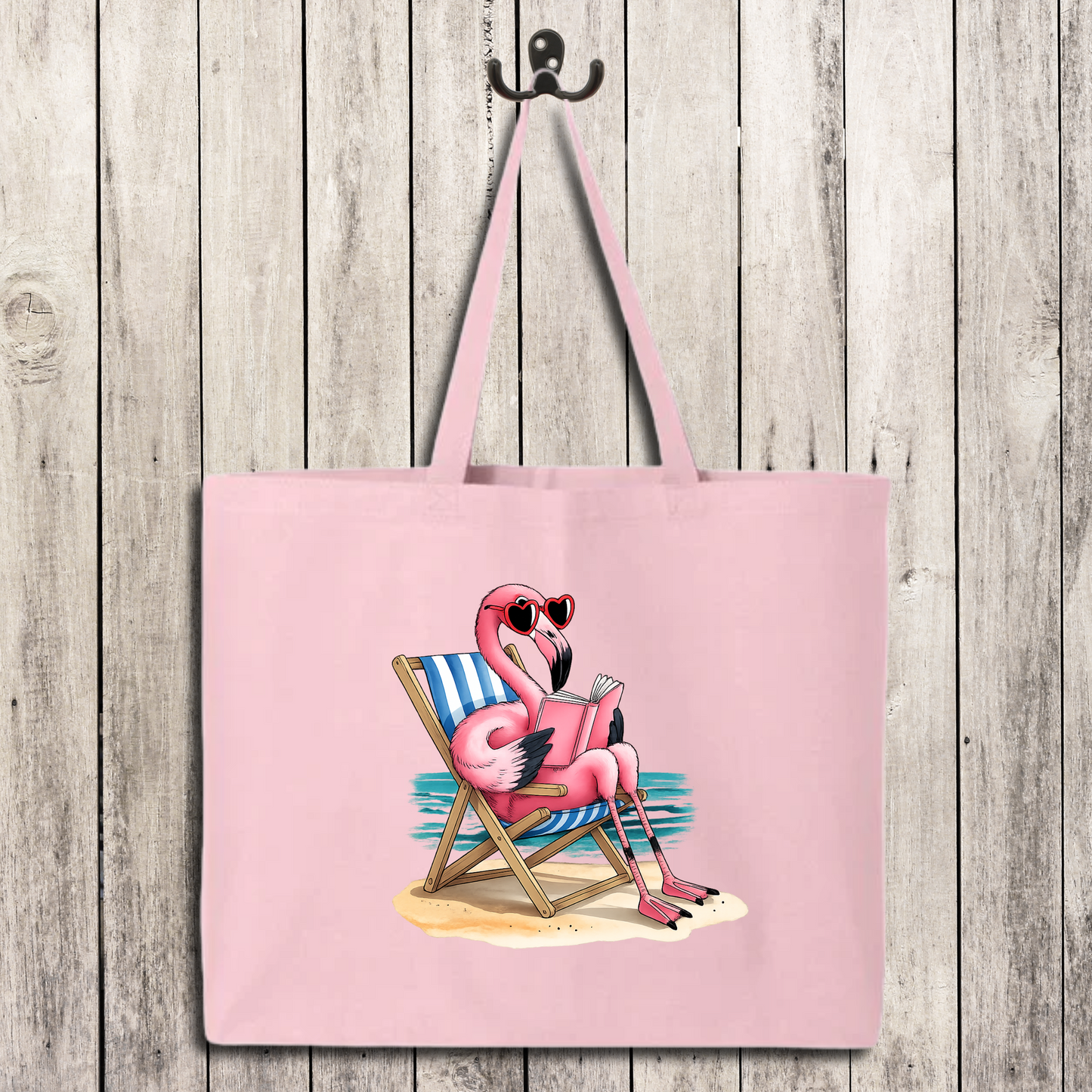 Custom Jumbo Tote Bag – Personalized Canvas Bag for Text, Logo, or Design