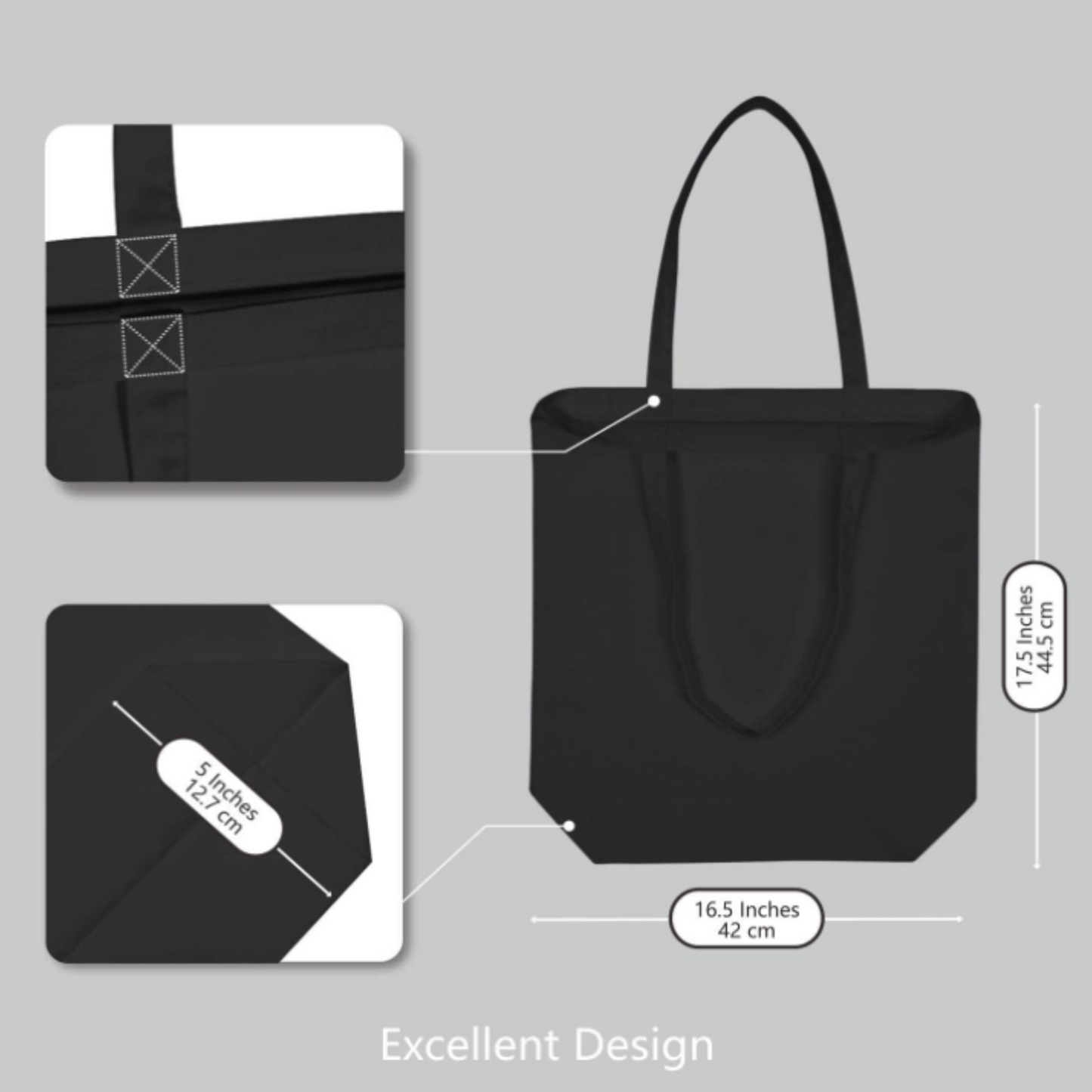 Scoliosis Brace Tote Bag – Lightweight 10oz | Customizable | 3 Colors, 4 Designs
