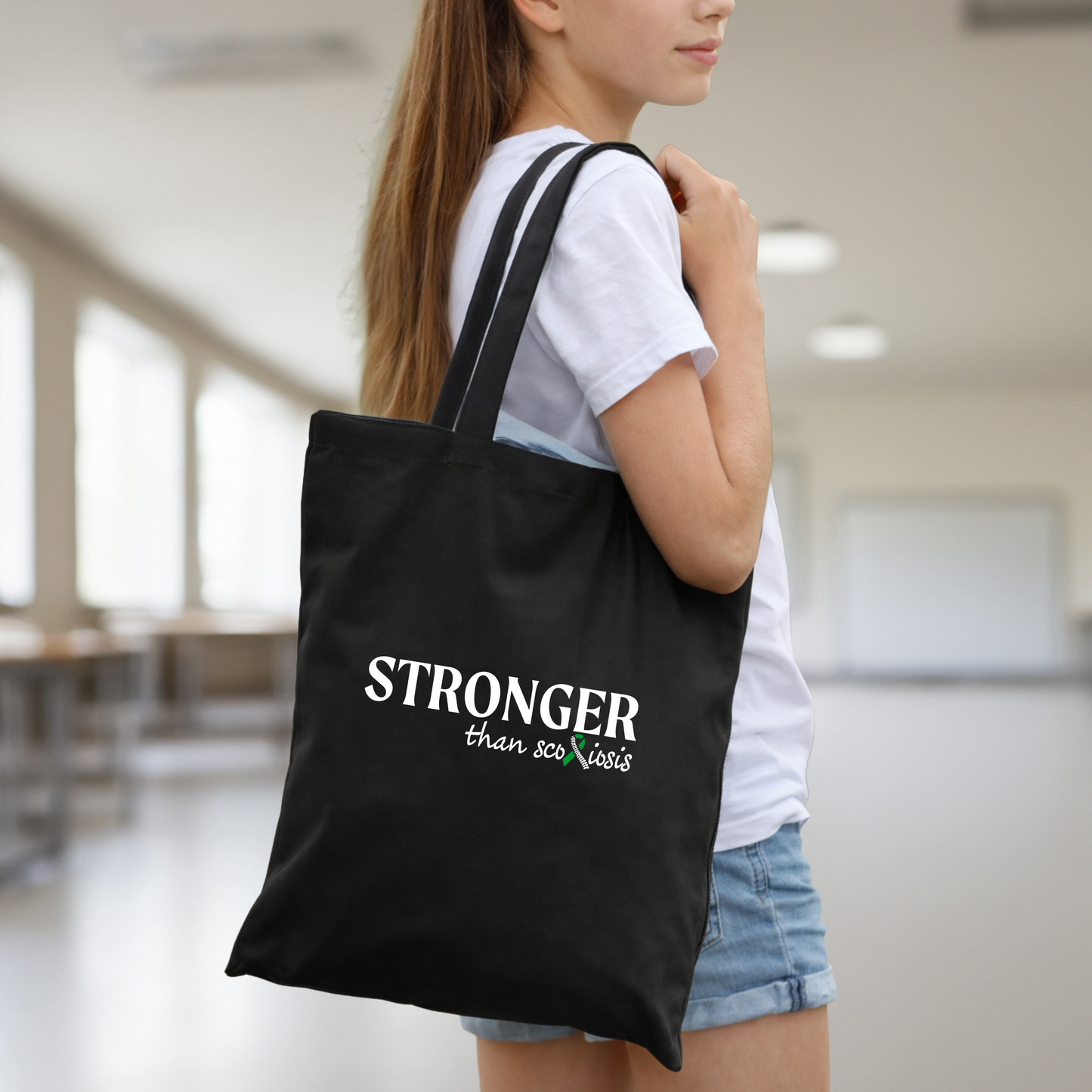 Scoliosis Brace Tote Bag – Lightweight 10oz | Customizable | 3 Colors, 4 Designs