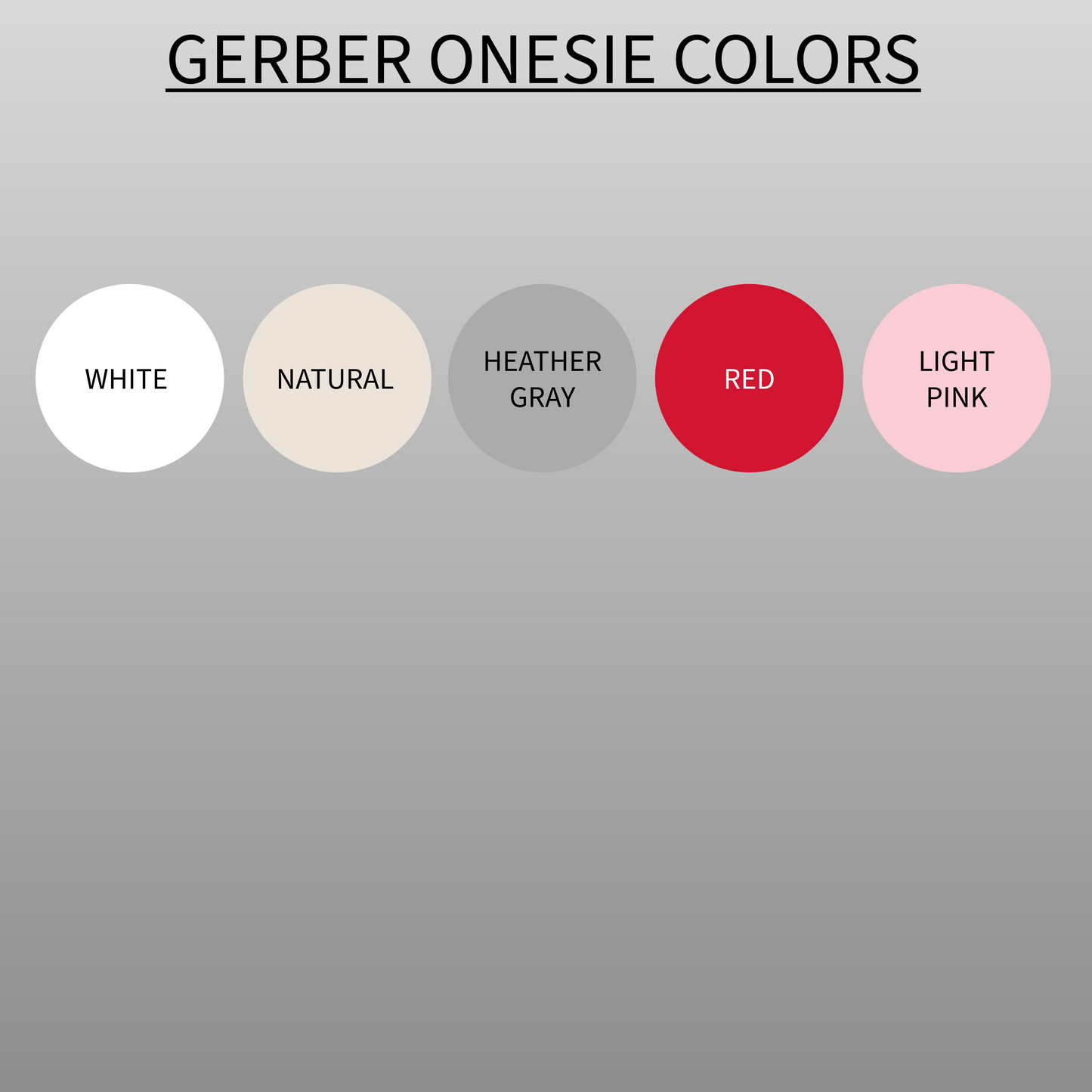 Gerber Onesie Infant Bodysuit - Short & Long Sleeve Options - Add Your Text, Design, or Logo