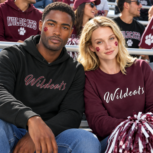 Wildcats Hometown Spirit Shirt - Youth & Adult T-Shirt, Hoodie & Crewneck