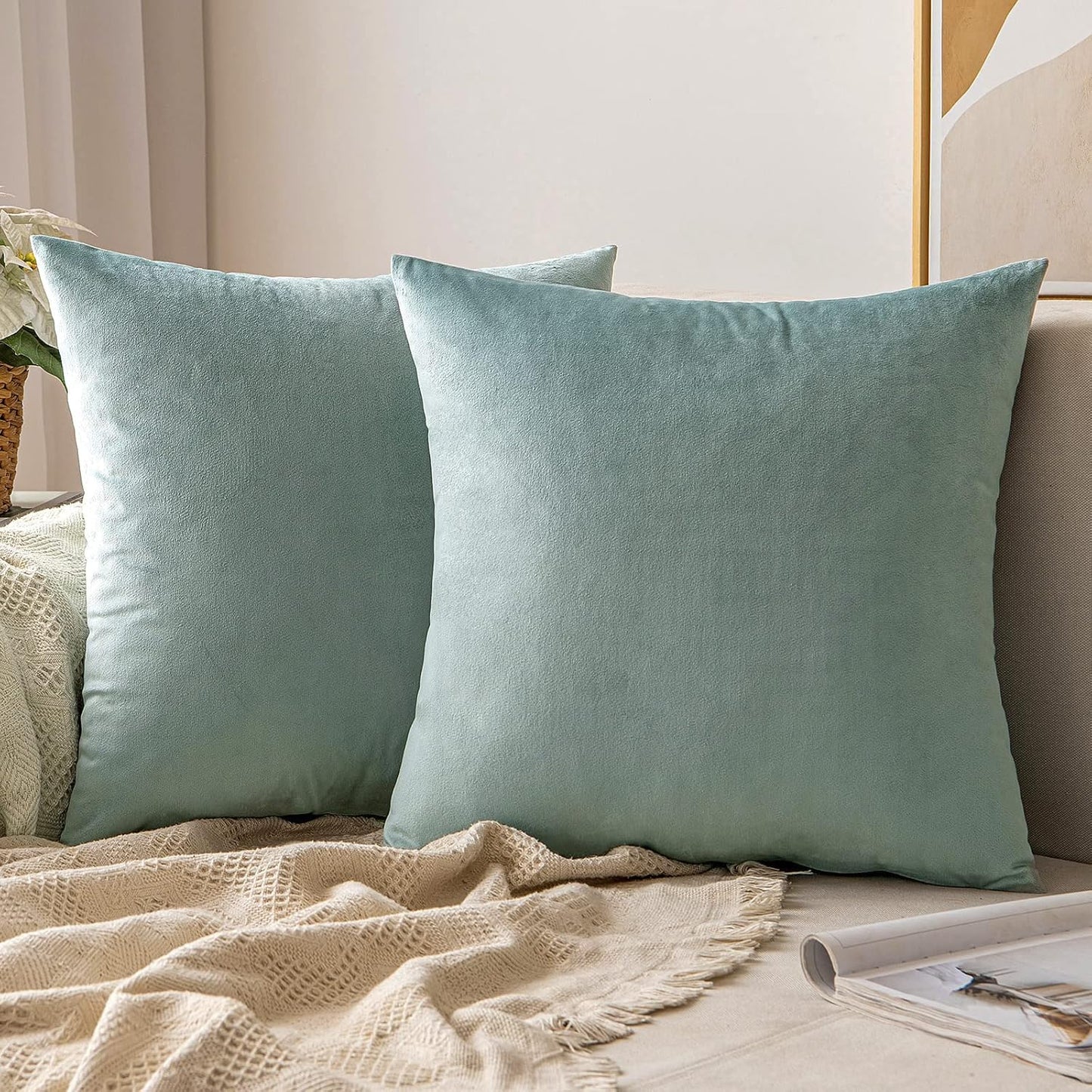 Golf Life Velvet Throw Pillow Covers - Optional Pillow Inserts