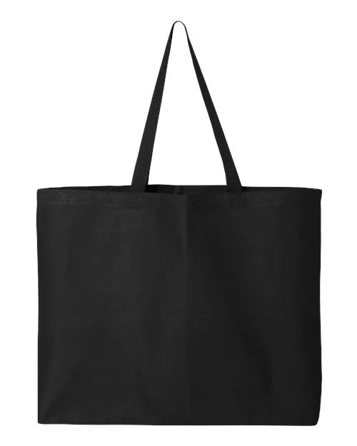 Custom Jumbo Tote Bag – Personalized Canvas Bag for Text, Logo, or Design