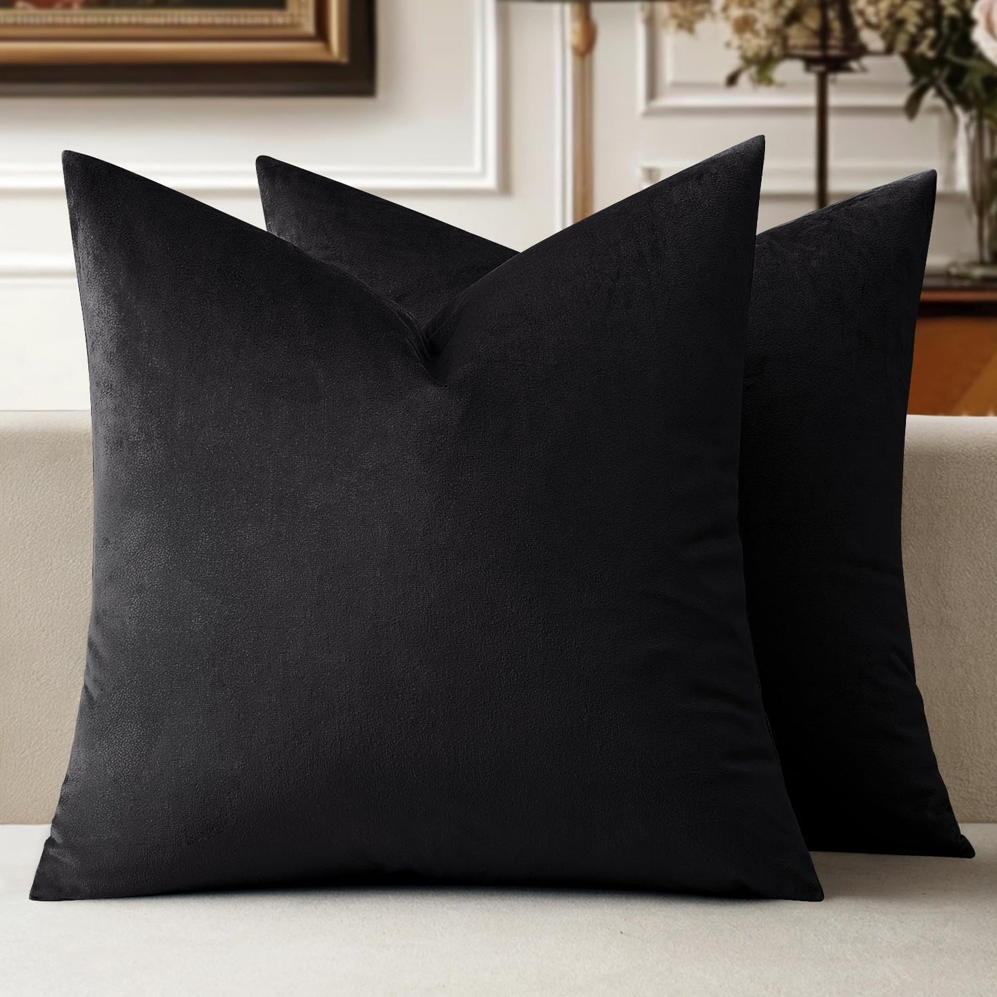 Golf Life Velvet Throw Pillow Covers - Optional Pillow Inserts