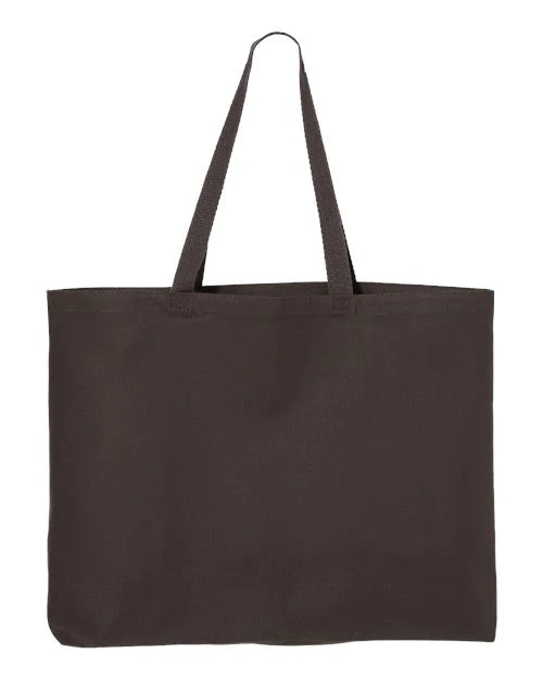 Custom Jumbo Tote Bag – Personalized Canvas Bag for Text, Logo, or Design