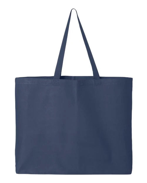 Custom Jumbo Tote Bag – Personalized Canvas Bag for Text, Logo, or Design