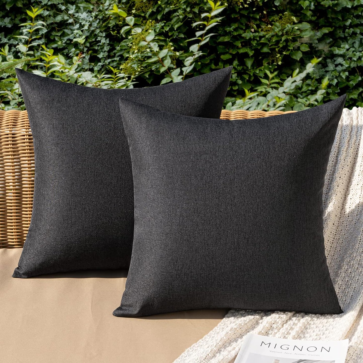 Summer Vibes Outdoor Pillow Cover - Beach House, Poolside & Patio Decor